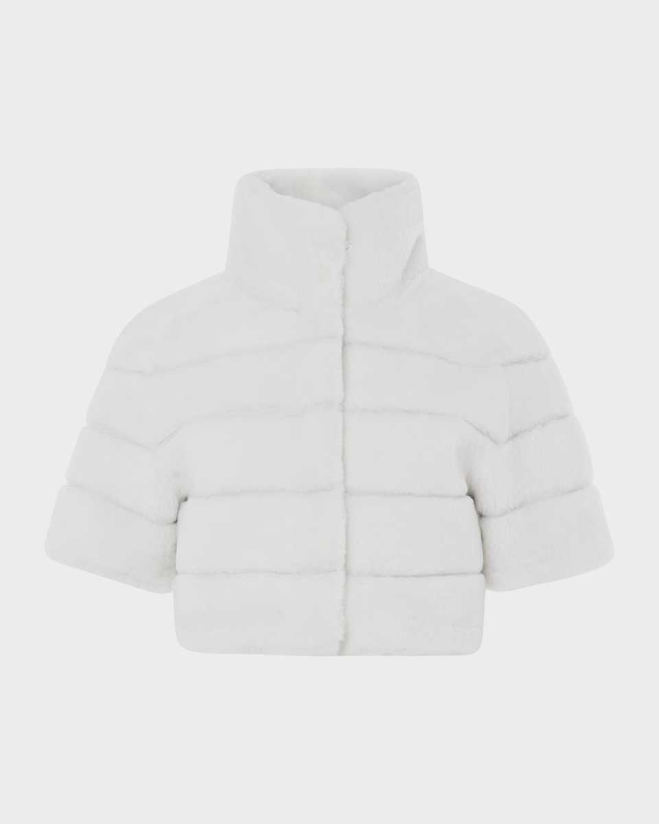 Reversible Shearling Lamb Bolero